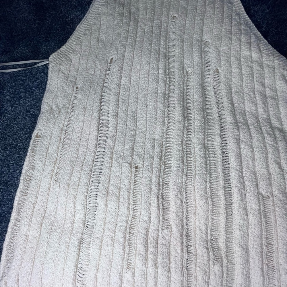 Zara cream  Sleeveless Top - Picture 6 of 9
